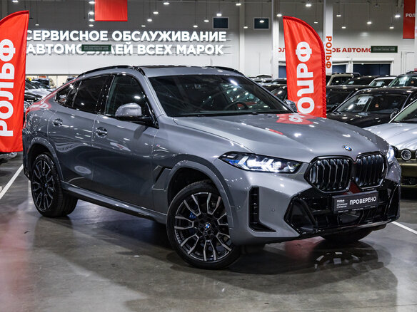 2024 BMW X6 30d III (G06) Рестайлинг, серый, 13300000 рублей - вид 3