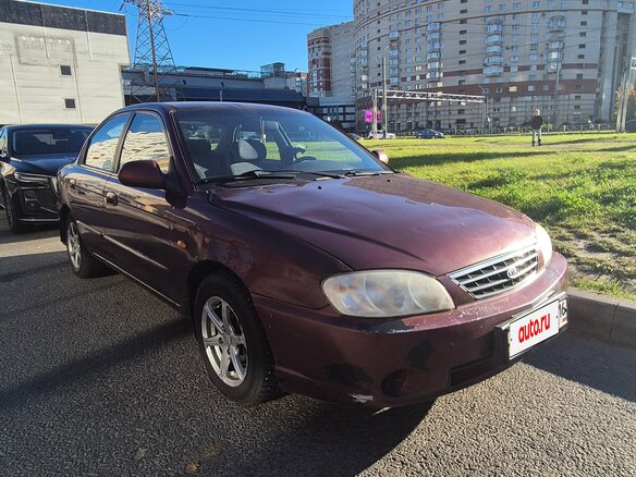 2006 Kia Spectra I Рестайлинг 2, красный, 133000 рублей - вид 5