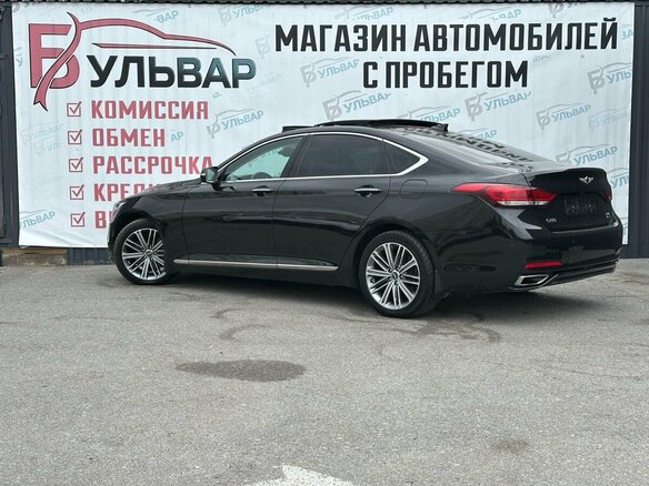 2019 Genesis G80 I, чёрный - вид 4