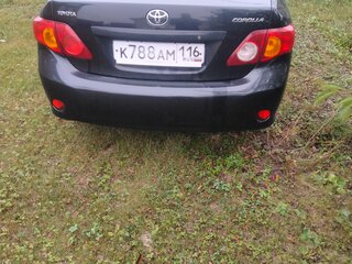 2008 Toyota Corolla X (E140, E150), чёрный, 750000 рублей, вид 3