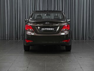 2015 Hyundai Solaris I Рестайлинг, коричневый, 1090000 рублей, вид 4