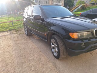 2003 BMW X5 3.0i I (E53), чёрный, 1100000 рублей, вид 2