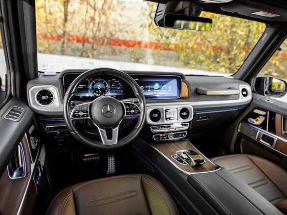2021 Mercedes-Benz G-Класс 400 d III (W463), чёрный, 16200000 рублей - вид 7