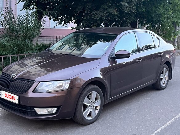 2015 Skoda Octavia III (A7), коричневый, 1210000 рублей - вид 2