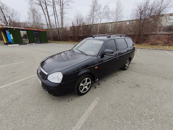 2009 Lada (ВАЗ) Priora I, чёрный, 360000 рублей