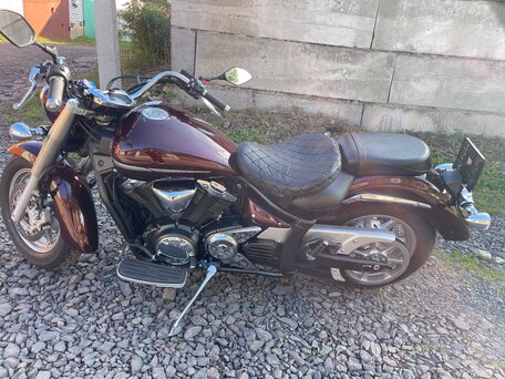 2008 Yamaha XVS1300, красный, 830000 рублей, вид 4