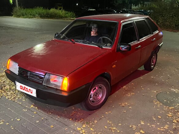 1995 Lada (ВАЗ) 2109, красный, 90000 рублей - вид 2