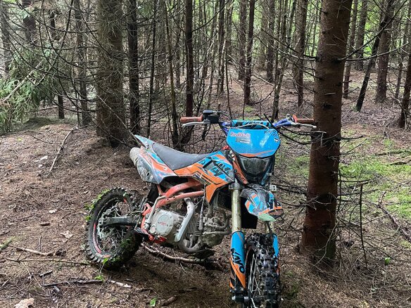 2022 Kayo Evolution YX140EM, голубой, 90000 рублей - вид 14