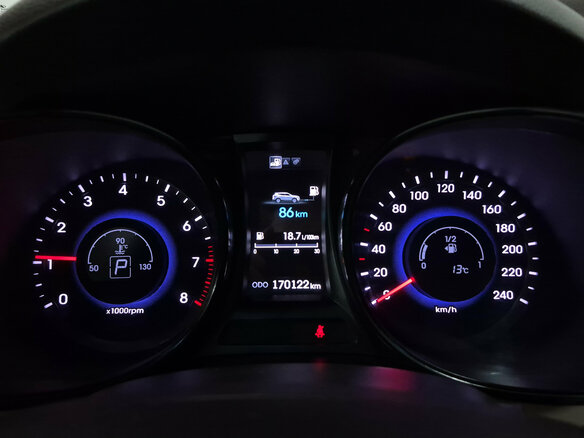2012 Hyundai Santa Fe III, синий, 1665000 рублей - вид 18
