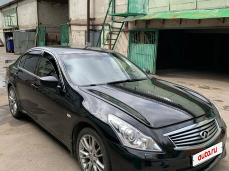 2010 Infiniti G25 IV, чёрный, 1300000 рублей, вид 3