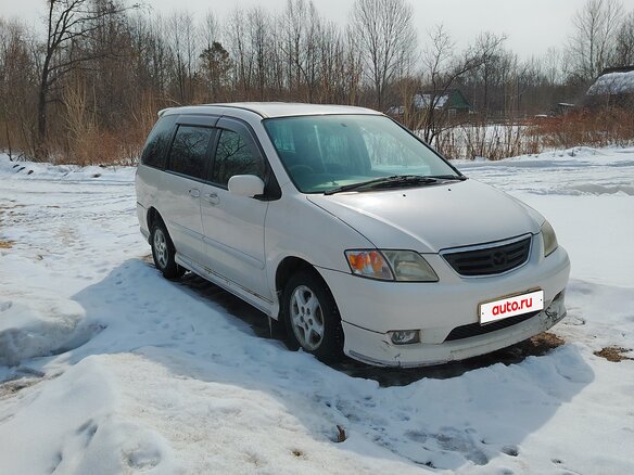 2000 Mazda MPV II (LW), белый, 280000 рублей - вид 2