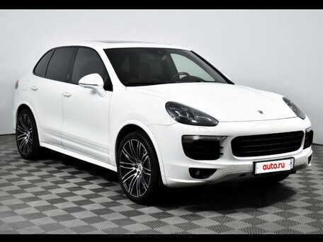 2015 Porsche Cayenne S II Рестайлинг (958), белый, 3890000 рублей, вид 2