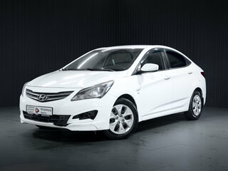 2016 Hyundai Solaris I Рестайлинг, белый, 849000 рублей, вид 3
