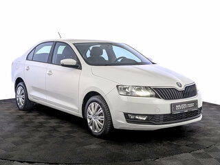 2019 Skoda Rapid I Рестайлинг, белый, 1430000 рублей, вид 3