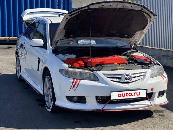 2002 Mazda Atenza I, белый, 725000 рублей - вид 5