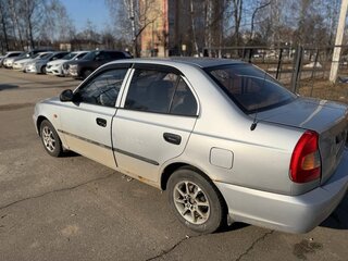 2004 Hyundai Accent ТагАЗ II, серебристый, 250000 рублей, вид 4