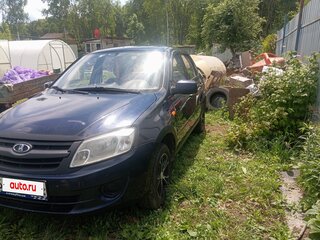 2013 Lada (ВАЗ) Granta I, синий, 425000 рублей, вид 2
