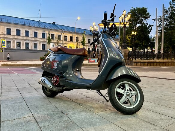 2002 Vespa LXV 125, фиолетовый, 264000 рублей - вид 13