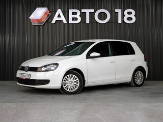 2011 Volkswagen Golf VI, белый, 809000 рублей, вид 1