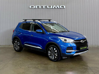 2021 Chery Tiggo 4 I Рестайлинг, синий, 1347000 рублей, вид 3