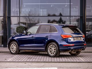 2015 Audi Q5 I (8R) Рестайлинг, синий, 1855000 рублей, вид 4