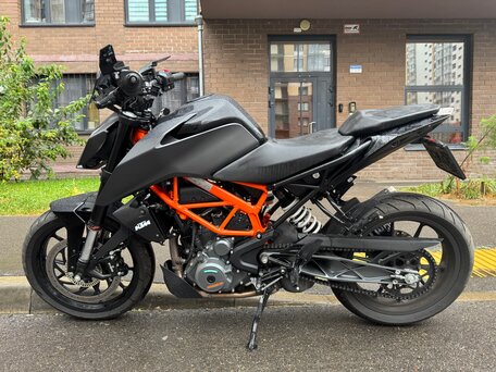 2023 KTM 390 Duke, чёрный, 460000 рублей, вид 1