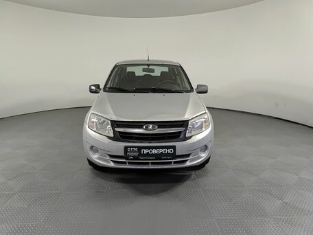 2013 Lada (ВАЗ) Granta I, серебристый, 215000 рублей, вид 2