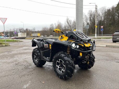 2014 BRP Can-Am Outlander X MR 650, жёлтый, 800000 рублей, вид 2