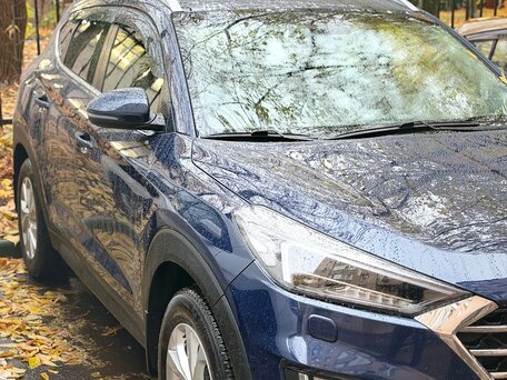 2019 Hyundai Tucson III Рестайлинг, синий, 1890000 рублей, вид 1