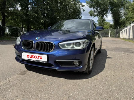 2018 BMW 1 серии 118i II (F20/F21) Рестайлинг 2, синий, 1575000 рублей, вид 1