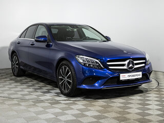2019 Mercedes-Benz C-Класс 200 IV (W205) Рестайлинг, синий, 2499700 рублей, вид 3