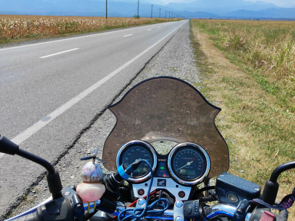 2005 Honda CB 400 Super Four, синий, 410000 рублей - вид 1