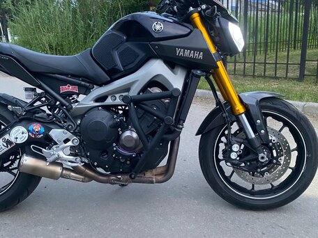 2014 Yamaha MT-09 (FZ-09), синий, 615000 рублей, вид 3