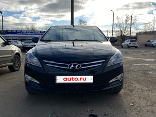 2016 Hyundai Solaris I Рестайлинг, чёрный, 1150000 рублей, вид 2
