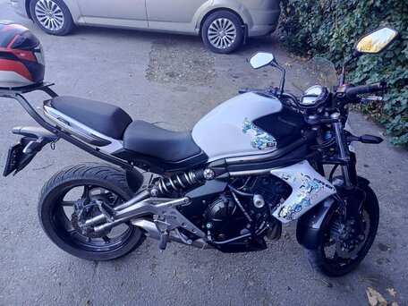 2012 Kawasaki ER-6N, белый, 444000 рублей, вид 1