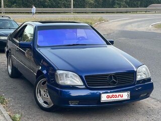 1995 Mercedes-Benz CL-Класс 500 I (C140), синий, 2600000 рублей, вид 2