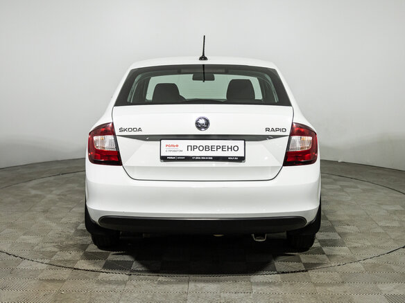 2018 Skoda Rapid I Рестайлинг, белый, 1199700 рублей - вид 5