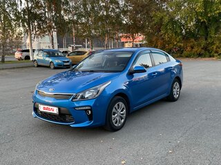 2017 Kia Rio IV, синий, 1100000 рублей, вид 1