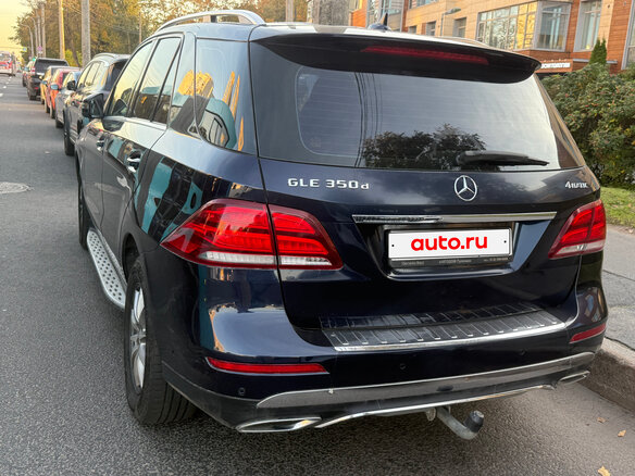2016 Mercedes-Benz GLE 350 d I (W166), синий, 3500000 рублей - вид 3