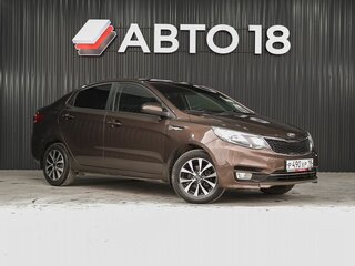2016 Kia Rio III Рестайлинг, коричневый, 959000 рублей, вид 2