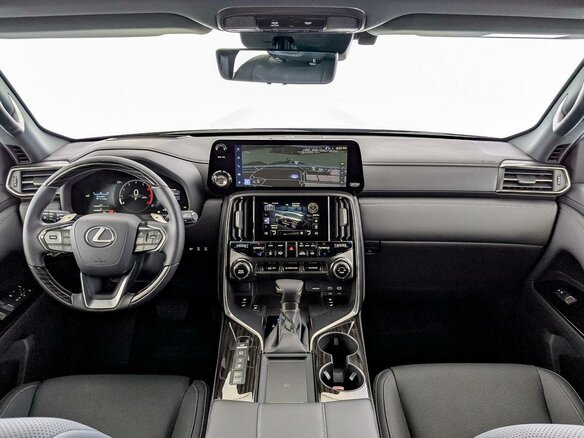 2026 Lexus LX 600 IV, чёрный - вид 10