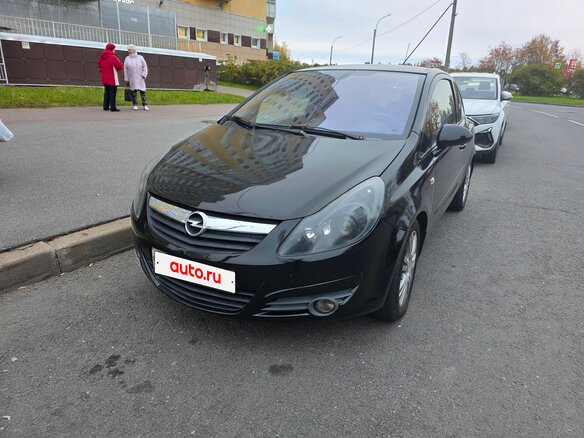 2007 Opel Corsa D, чёрный, 520000 рублей - вид 1