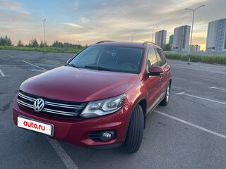 2012 Volkswagen Tiguan I Рестайлинг, красный, 1100000 рублей, вид 2