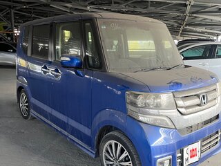 2016 Honda N-BOX I Рестайлинг, синий, 895000 рублей, вид 4
