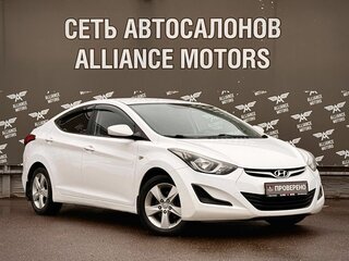 2015 Hyundai Elantra V (MD) Рестайлинг, белый, 1165000 рублей, вид 1
