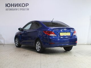 2011 Hyundai Solaris I, синий, 529000 рублей, вид 4