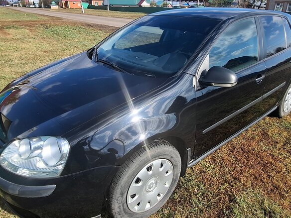 2006 Volkswagen Golf V, чёрный, 550000 рублей