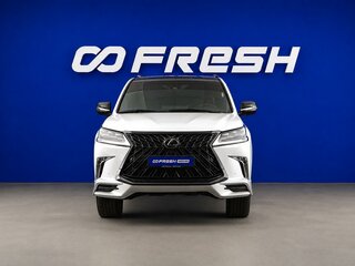 2020 Lexus LX 570 III Рестайлинг 2, белый, 8749077 рублей, вид 3