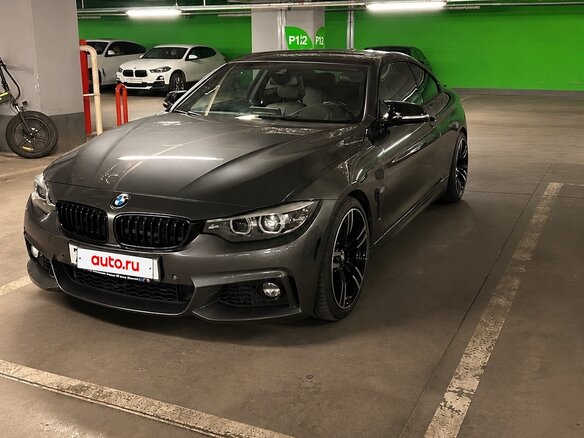 2019 BMW 4 серии 430i F32/F33/F36 Рестайлинг, серый, 2650000 рублей