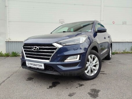 2019 Hyundai Tucson III Рестайлинг, синий, 1930000 рублей, вид 1